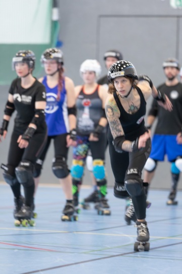 Bootcamp Miracle Wips 2020 zu besuch bei den Zombi Rollergirlz in Münster
