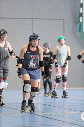 Bootcamp Miracle Wips 2020 zu besuch bei den Zombi Rollergirlz in Münster