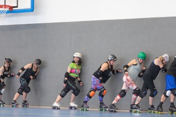 Bootcamp Miracle Wips 2020 zu besuch bei den Zombi Rollergirlz in Münster