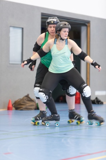 Bootcamp Miracle Wips 2020 zu besuch bei den Zombi Rollergirlz in Münster