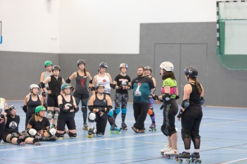 Bootcamp Miracle Wips 2020 zu besuch bei den Zombi Rollergirlz in Münster