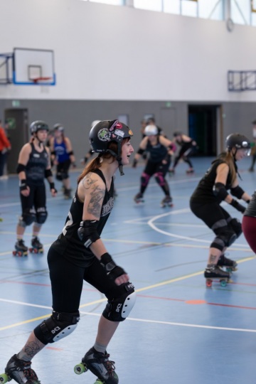 Bootcamp Miracle Wips 2020 zu besuch bei den Zombi Rollergirlz in Münster