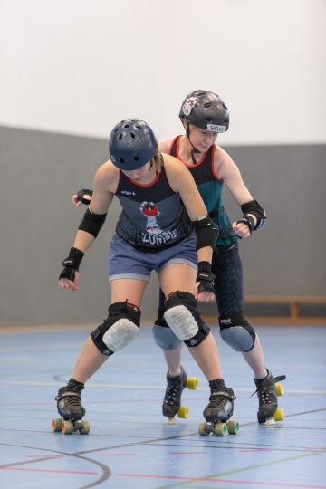 Bootcamp Miracle Wips 2020 zu besuch bei den Zombi Rollergirlz in Münster