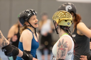 Bootcamp Miracle Wips 2020 zu besuch bei den Zombi Rollergirlz in Münster