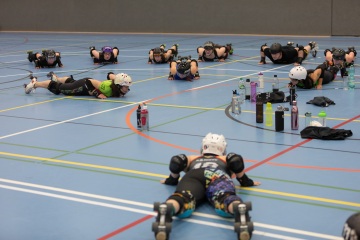 Bootcamp Miracle Wips 2020 zu besuch bei den Zombi Rollergirlz in Münster