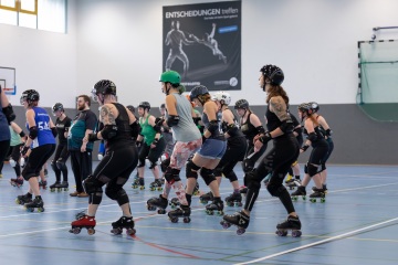 Bootcamp Miracle Wips 2020 zu besuch bei den Zombi Rollergirlz in Münster