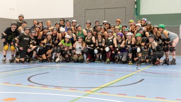 Bootcamp Miracle Wips 2020 zu besuch bei den Zombi Rollergirlz in Münster