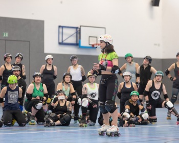 Bootcamp Miracle Wips 2020 zu besuch bei den Zombi Rollergirlz in Münster