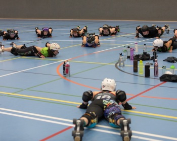Bootcamp Miracle Wips 2020 zu besuch bei den Zombi Rollergirlz in Münster