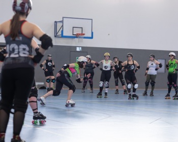 Bootcamp Miracle Wips 2020 zu besuch bei den Zombi Rollergirlz in Münster