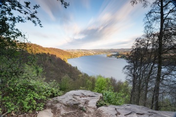 Mit Blick auf den See