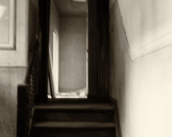 Treppe zum Trockenboden