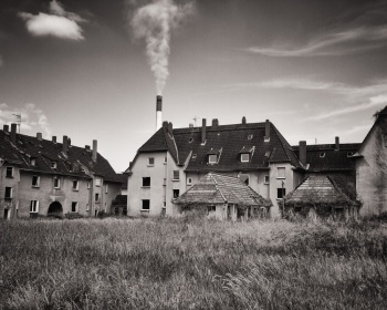 Innenhof einer Zechenhaussiedlung