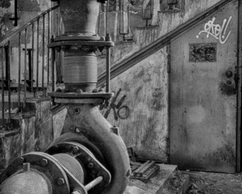 Marode Pumpenstation